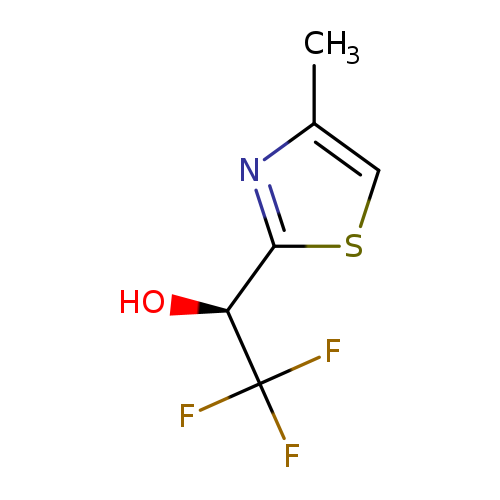 (1R)-2,2,2-trifluoro-1-(4-methyl-1,3-thiazol-2-yl)ethan-1-ol