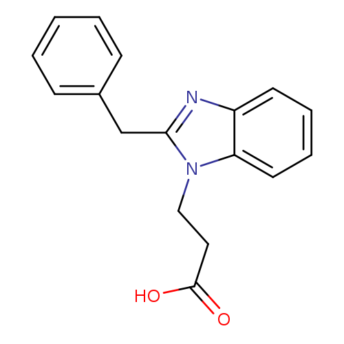 3-(2-Benzyl-1H-benzimidazol-1-yl)propanoic acid