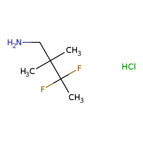 3,3-difluoro-2,2-dimethylbutan-1-amine hydrochloride