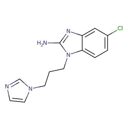 5-chloro-1-[3-(1H-imidazol-1-yl)propyl]-1H-1,3-benzodiazol-2-amine
