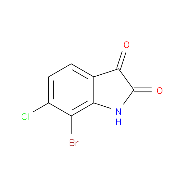 7-bromo-6-chloro-2,3-dihydro-1H-indole-2,3-dione