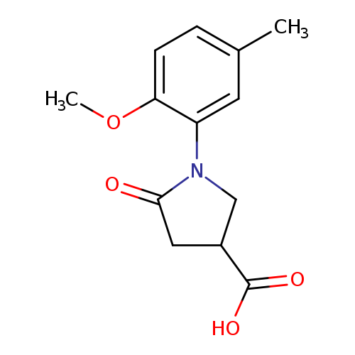 1-(2-Methoxy-5-methylphenyl)-5-oxopyrrolidine-3-carboxylic acid