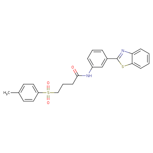 N-[3-(1,3-benzothiazol-2-yl)phenyl]-4-(4-methylbenzenesulfonyl)butanamide
