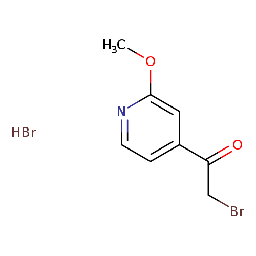 2-bromo-1-(2-methoxypyridin-4-yl)ethan-1-one hydrobromide