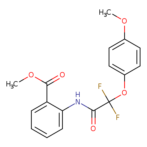 methyl 2-[2,2-difluoro-2-(4-methoxyphenoxy)acetamido]benzoate