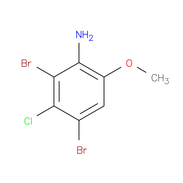 2,4-Dibromo-3-chloro-6-methoxyaniline
