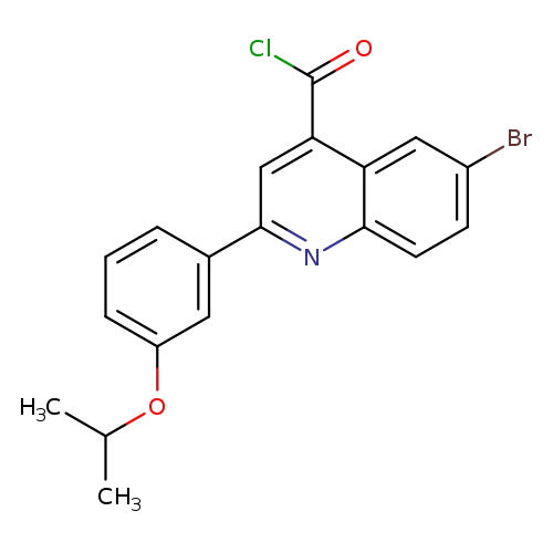 6-Bromo-2-(3-isopropoxyphenyl)quinoline-4-carbonyl chloride
