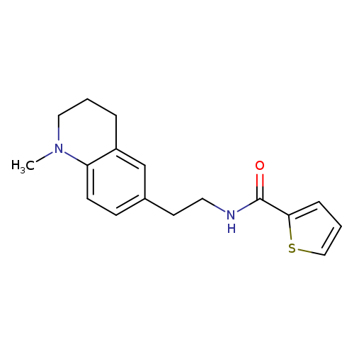 N-[2-(1-methyl-1,2,3,4-tetrahydroquinolin-6-yl)ethyl]thiophene-2-carboxamide