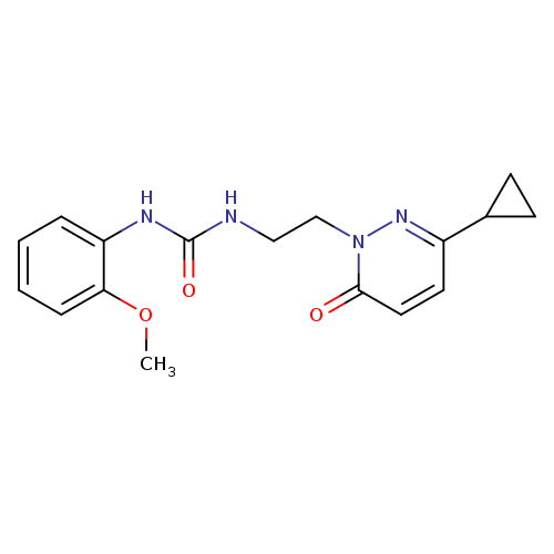 3-[2-(3-cyclopropyl-6-oxo-1,6-dihydropyridazin-1-yl)ethyl]-1-(2-methoxyphenyl)urea