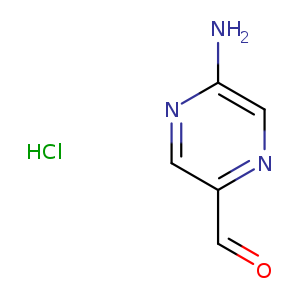 5-Amino-pyrazine-2-carbaldehydehydrochloride