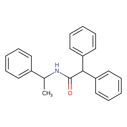 2,2-diphenyl-N-(1-phenylethyl)acetamide