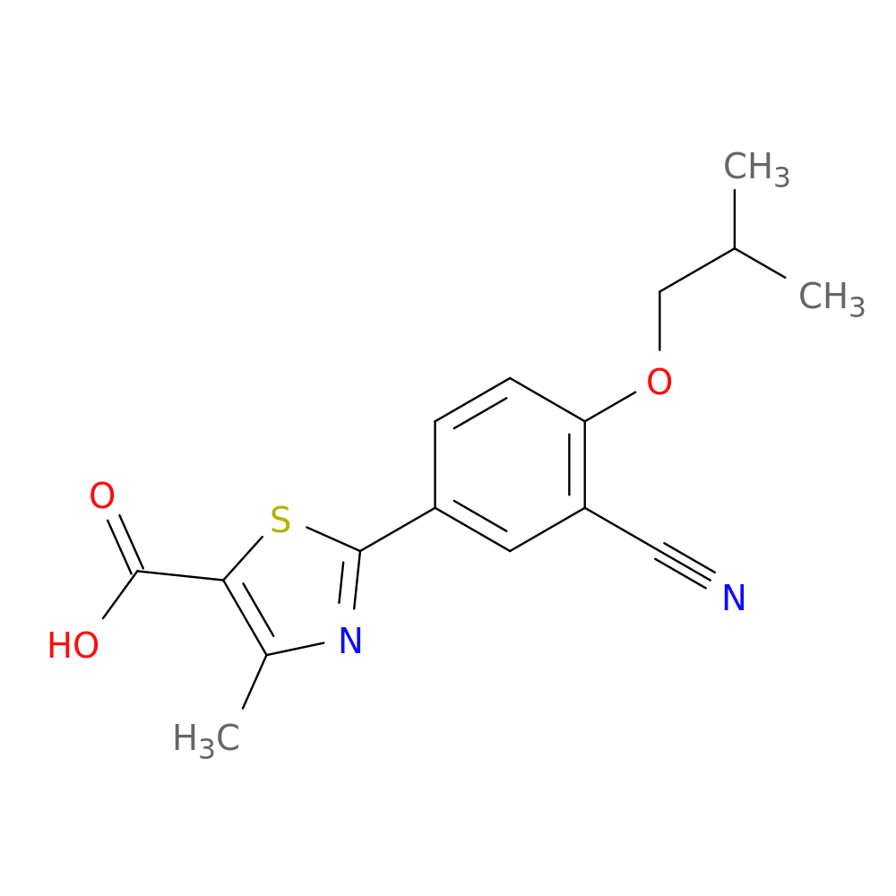 2-(3-Cyano-4-isobutoxyphenyl)-4-methylthiazole-5-carboxylic acid