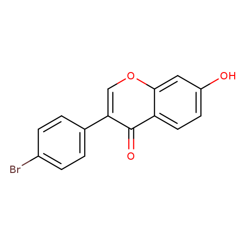 4H-1-Benzopyran-4-one, 3-(4-bromophenyl)-7-hydroxy-