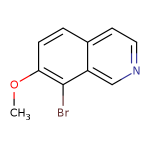 Isoquinoline, 8-bromo-7-methoxy-