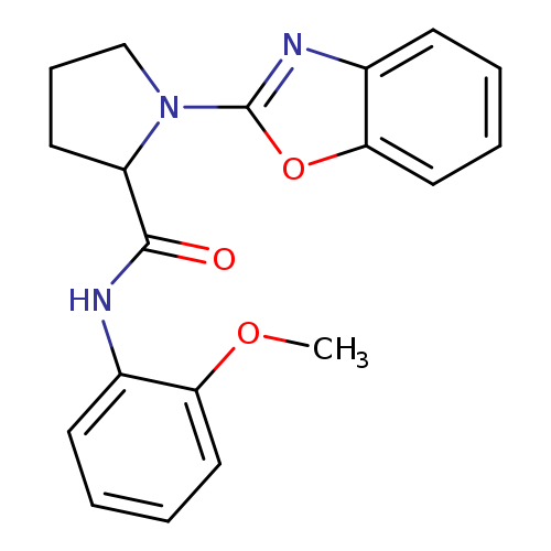 1-(1,3-benzoxazol-2-yl)-N-(2-methoxyphenyl)pyrrolidine-2-carboxamide