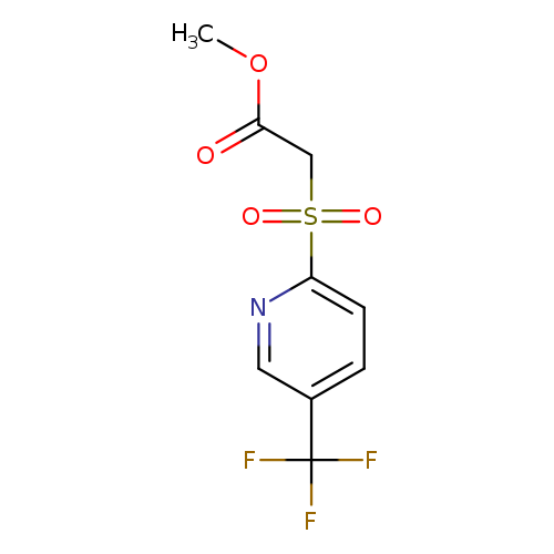 Methyl 2-((5-(trifluoromethyl)pyridin-2-yl)sulfonyl)acetate