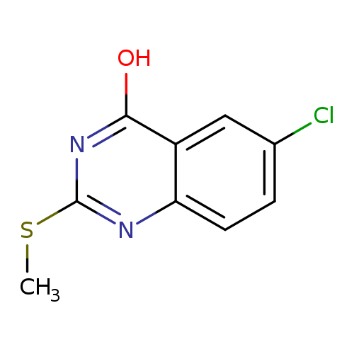 6-chloro-2-(methylsulfanyl)quinazolin-4-ol