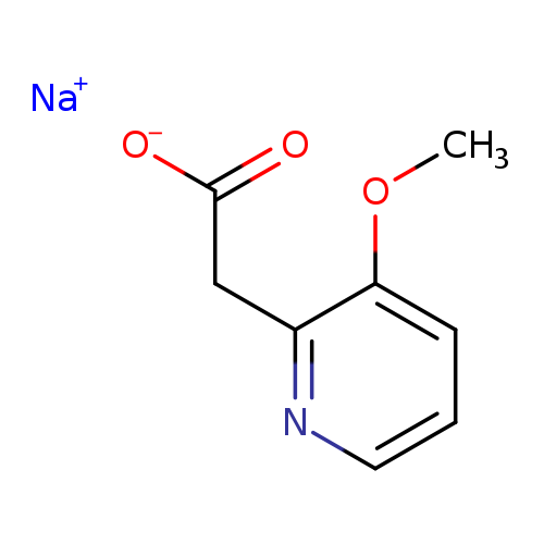 2-Pyridineacetic acid, 3-methoxy-, sodium salt (1:1)