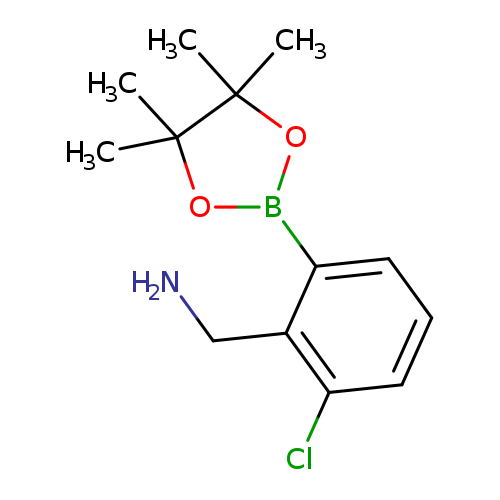 2-Aminomethyl-3-chlorophenylboronic acid, pinacol ester