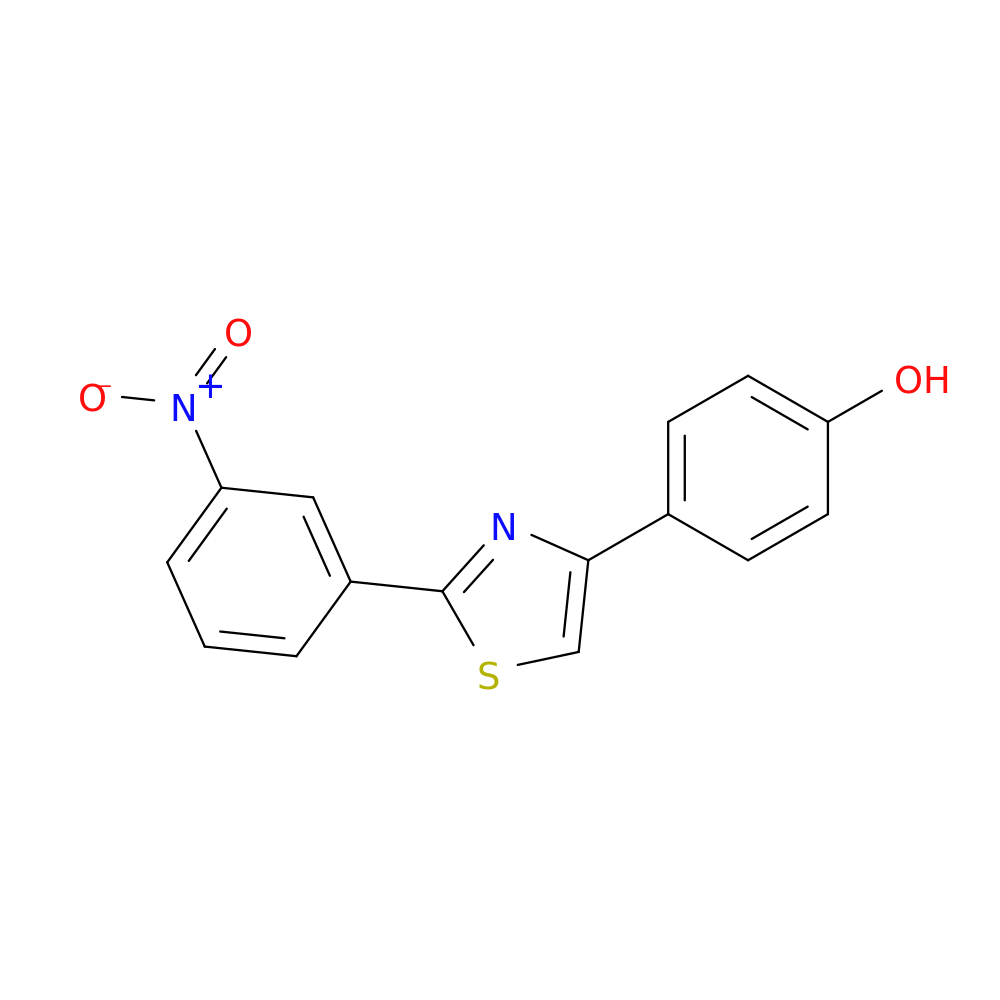 2-(3-Nitrophenyl)-4-(4-hydroxyphenyl)thiazole