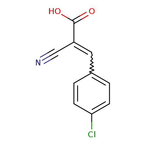 (2E)-3-(4-chlorophenyl)-2-cyanoprop-2-enoic acid, E