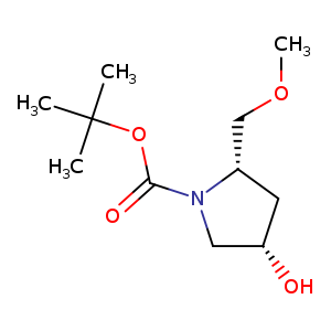 tert-butyl (2S,4S)-4-hydroxy-2-(methoxymethyl)pyrrolidine-1-carboxylate