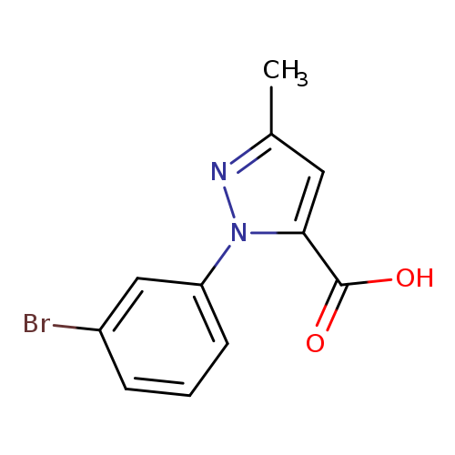 1-(3-Bromophenyl)-3-methyl-1H-pyrazole-5-carboxylic acid