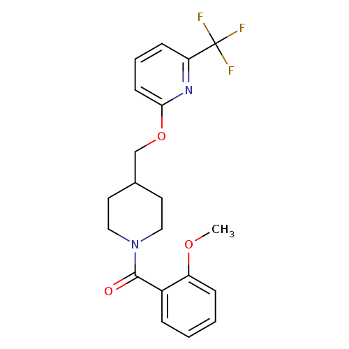 2-{[1-(2-methoxybenzoyl)piperidin-4-yl]methoxy}-6-(trifluoromethyl)pyridine
