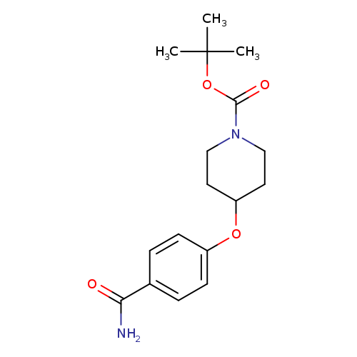 tert-Butyl 4-(4-carbamoylphenoxy)piperidine-1-carboxylate