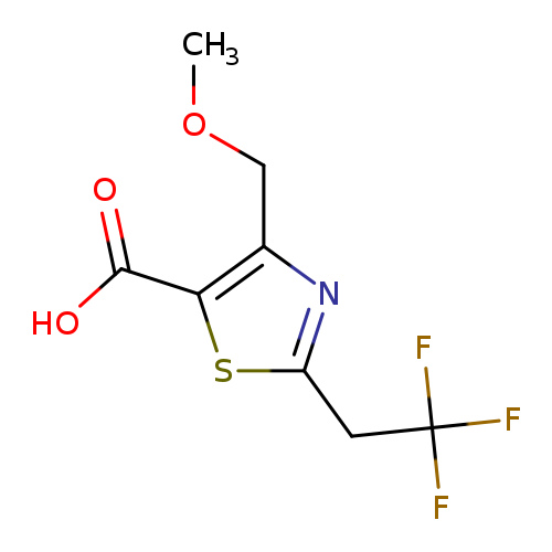 4-(methoxymethyl)-2-(2,2,2-trifluoroethyl)-1,3-thiazole-5-carboxylic acid