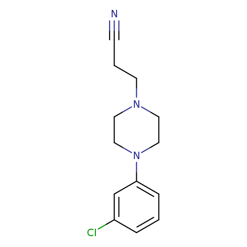 3-[4-(3-chlorophenyl)piperazin-1-yl]propanenitrile