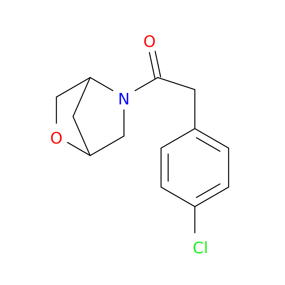 2-(4-chlorophenyl)-1-{2-oxa-5-azabicyclo[2.2.1]heptan-5-yl}ethan-1-one
