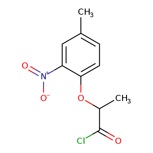2-(4-Methyl-2-nitrophenoxy)propanoyl chloride