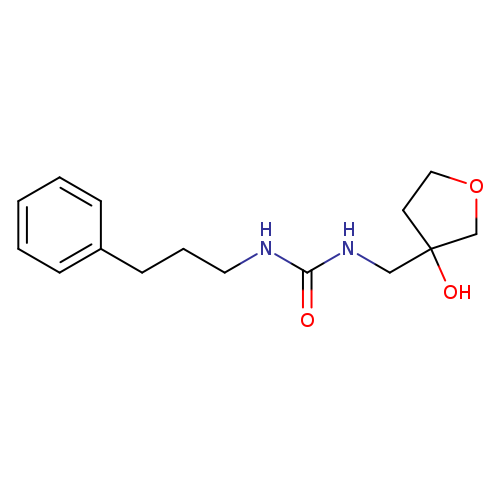 3-[(3-hydroxyoxolan-3-yl)methyl]-1-(3-phenylpropyl)urea
