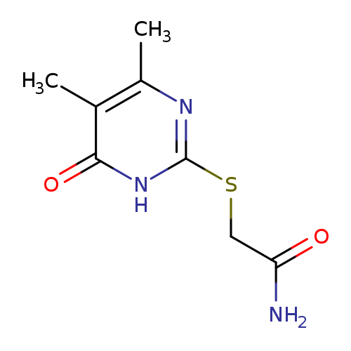 2-[(4,5-dimethyl-6-oxo-1,6-dihydropyrimidin-2-yl)sulfanyl]acetamide