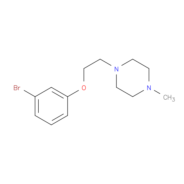 1-(2-(3-bromophenoxy)ethyl)-4-methylpiperazine