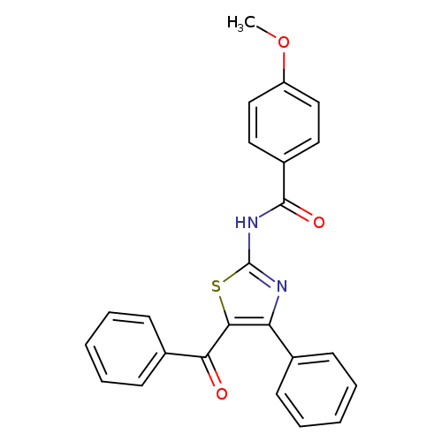 N-(5-benzoyl-4-phenyl-1,3-thiazol-2-yl)-4-methoxybenzamide