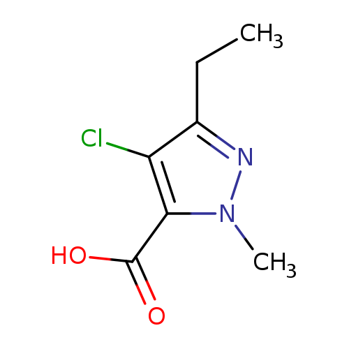 1H-Pyrazole-5-carboxylic acid, 4-chloro-3-ethyl-1-methyl-