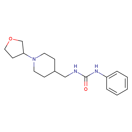 3-{[1-(oxolan-3-yl)piperidin-4-yl]methyl}-1-phenylurea
