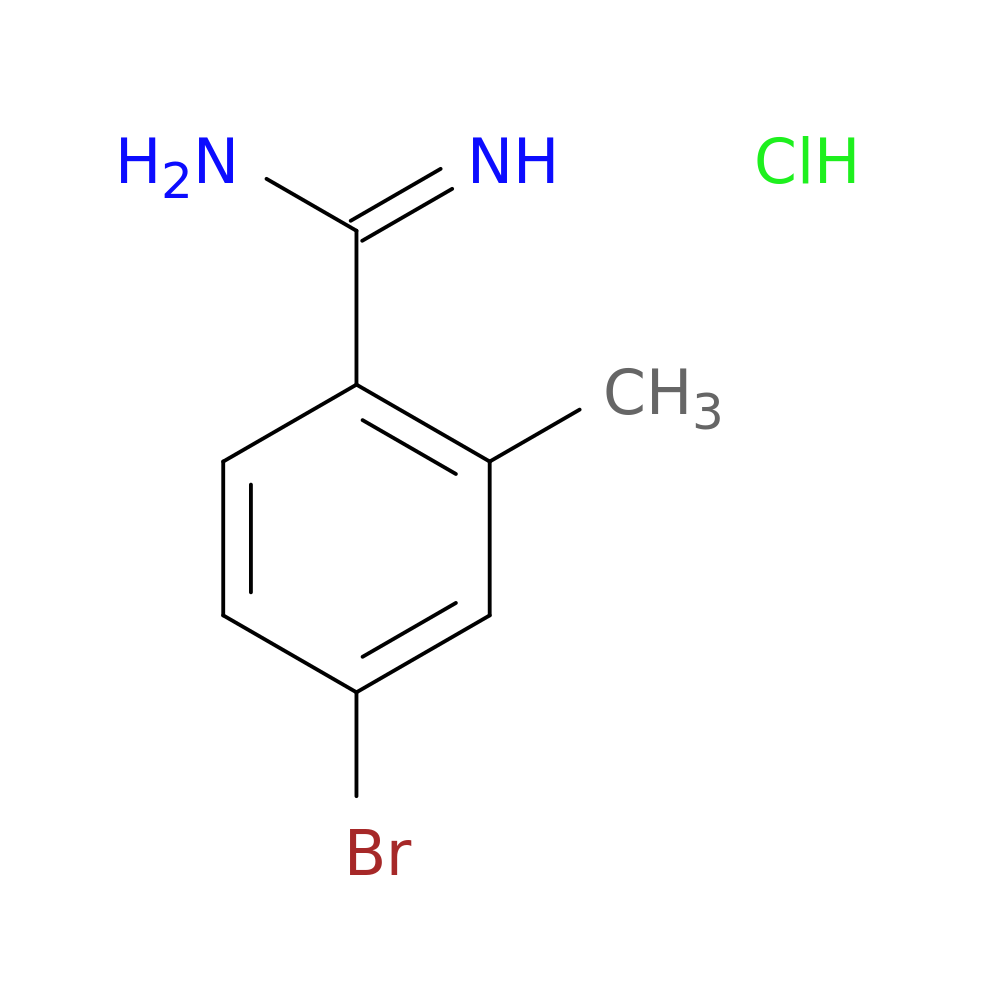4-bromo-2-methylbenzene-1-carboximidamide hydrochloride