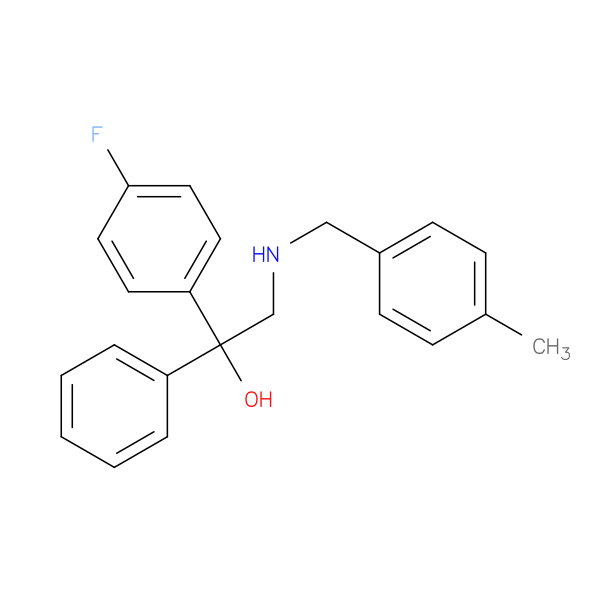 1-(4-fluorophenyl)-2-{[(4-methylphenyl)methyl]amino}-1-phenylethan-1-ol