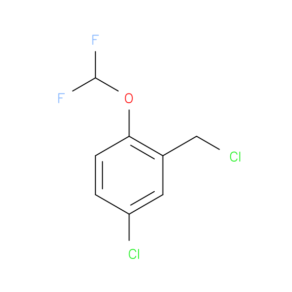 4-CHLORO-2-(CHLOROMETHYL)-1-(DIFLUOROMETHOXY)BENZENE