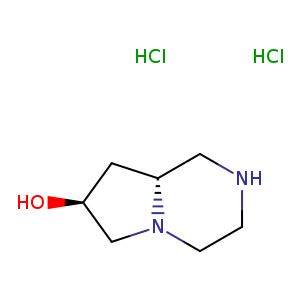 (7S,8aR)-octahydropyrrolo[1,2-a]piperazin-7-ol dihydrochloride