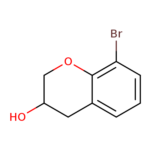 2H-1-Benzopyran-3-ol, 8-bromo-3,4-dihydro-