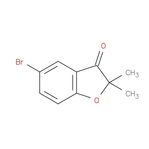 5-bromo-2,2-dimethyl-2,3-dihydro-1-benzofuran-3-one