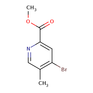 2-Pyridinecarboxylic acid, 4-bromo-5-methyl-, methyl ester