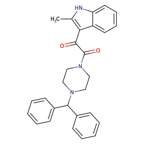 1-[4-(diphenylmethyl)piperazin-1-yl]-2-(2-methyl-1H-indol-3-yl)ethane-1,2-dione