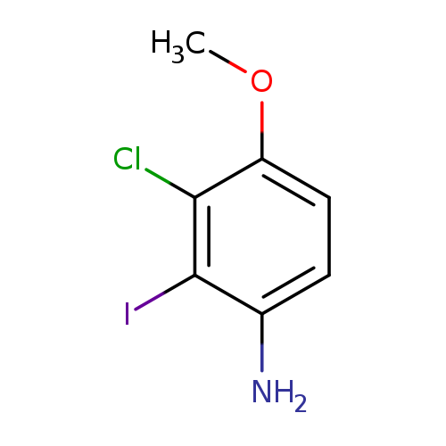 3-chloro-2-iodo-4-methoxyaniline