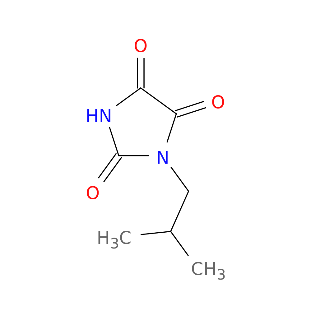 1-(2-methylpropyl)imidazolidine-2,4,5-trione
