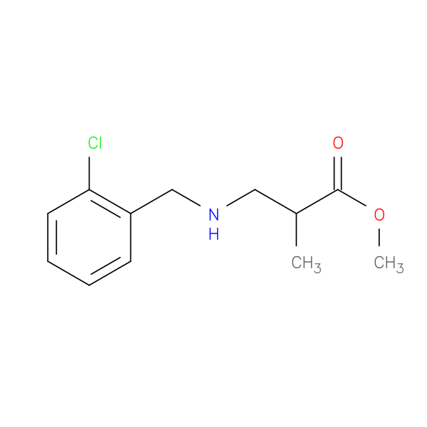 methyl 3-{[(2-chlorophenyl)methyl]amino}-2-methylpropanoate